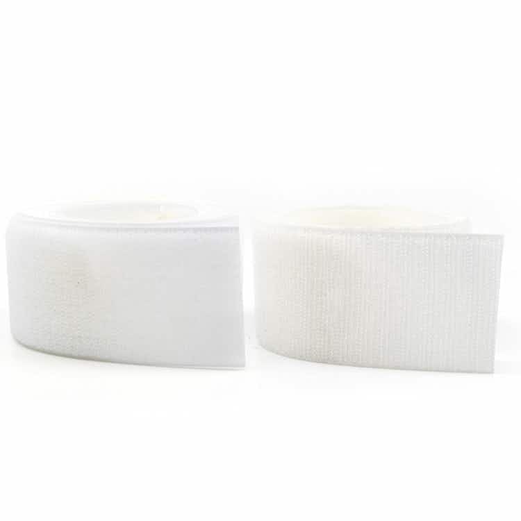 VELCRO Brand Polyester Sew-On Tape- Mil Spec White Hook and Loop / Velcro Fasteners