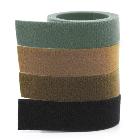VELCRO® ONE-WRAP® MIL SPEC Tape - 1\x22 Tan, Coyote Brown, Foliage Green, Black / Velcro Straps - Bundling Straps - Velcro Tie - Velcro Strap