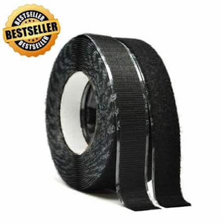 Best Selling Velcro Tape on a Roll Hook \x26 Loop in Black