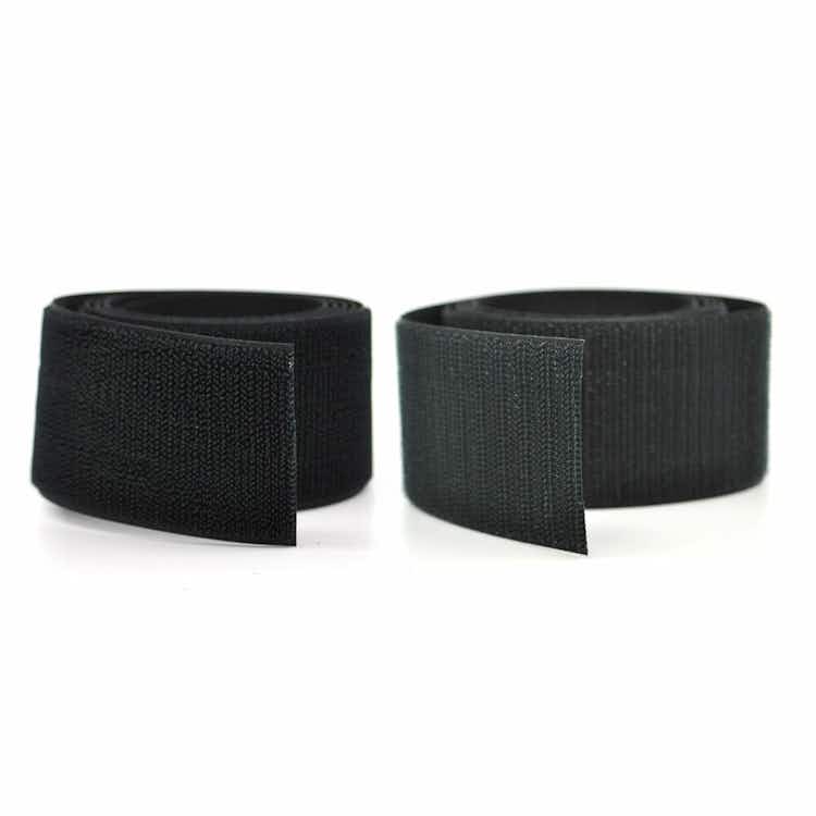VELCRO Brand Polyester Sew-On Tape- Mil Spec Black Hook and Loop / Velcro Fasteners