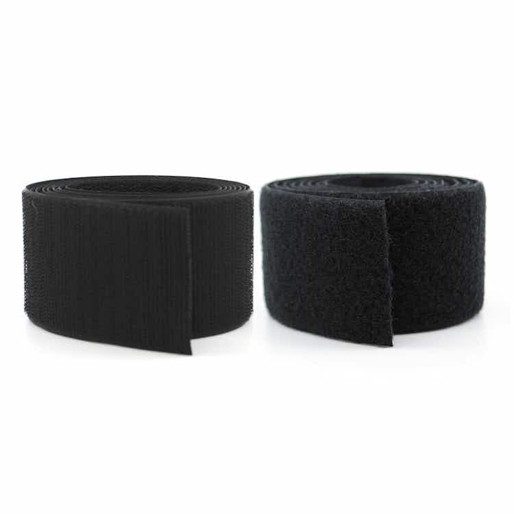 VELCRO® Brand Nylon Sew-On Tape - Mil Spec - Black Hook and Loop / Velcro Fasteners