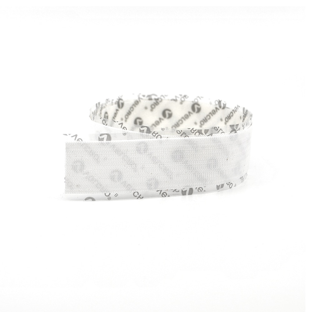 Low Profile Velcro ® Brand  Adhesive Tape On A Roll White Hook / Thin Velcro - Low Profile Velcro