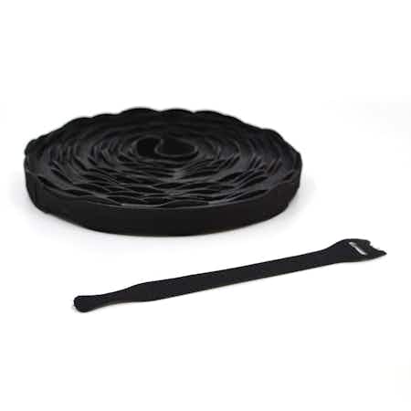 VELCRO® Brand QWIK Tie Die-Cut Straps Black / Velcro Straps - Bundling Straps - Velcro Tie - Velcro Strap
