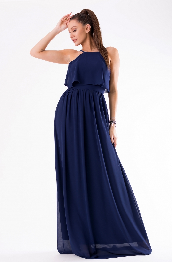 EVA & LOLA DRESS NAVY BLUE 54006-3