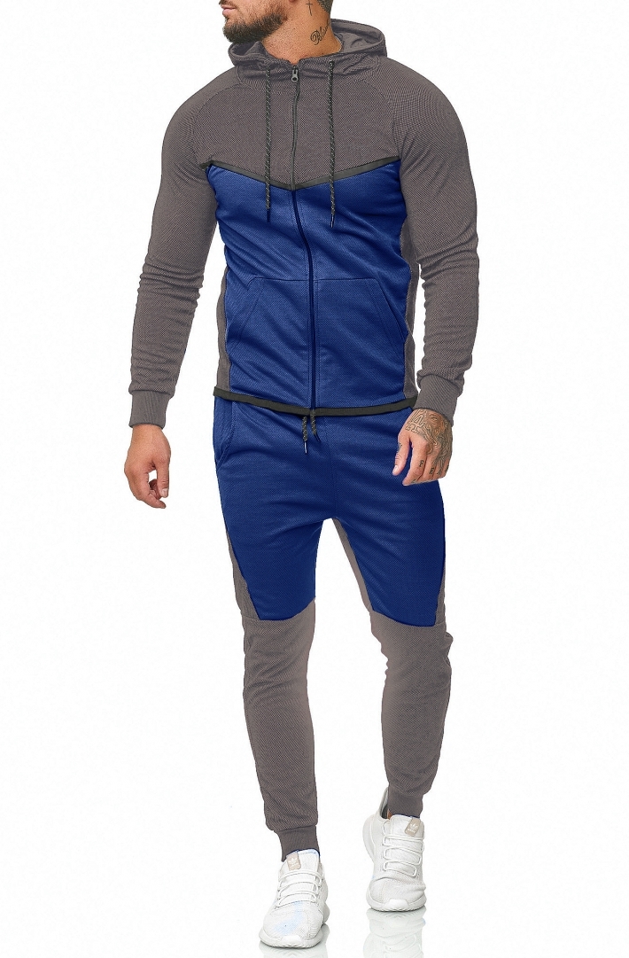 SWEAT SUIT MAN- BLUE  52008-1