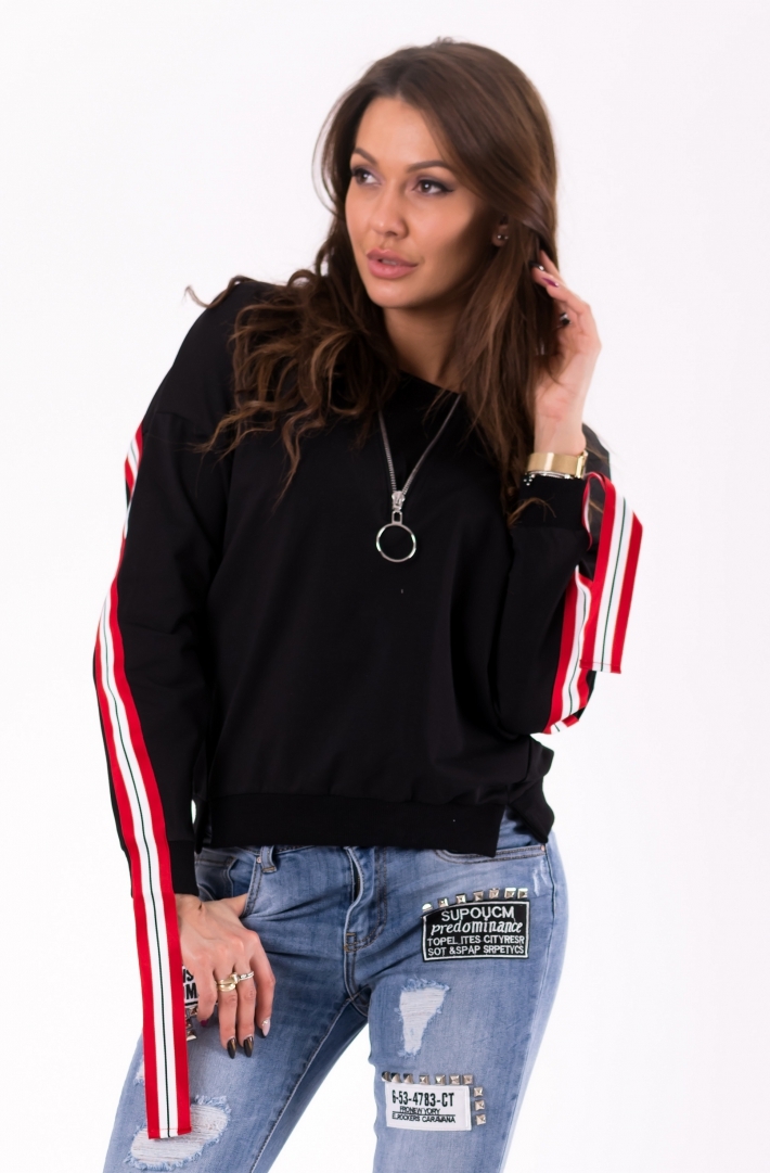 BLOUSE- BLACK 46027-2