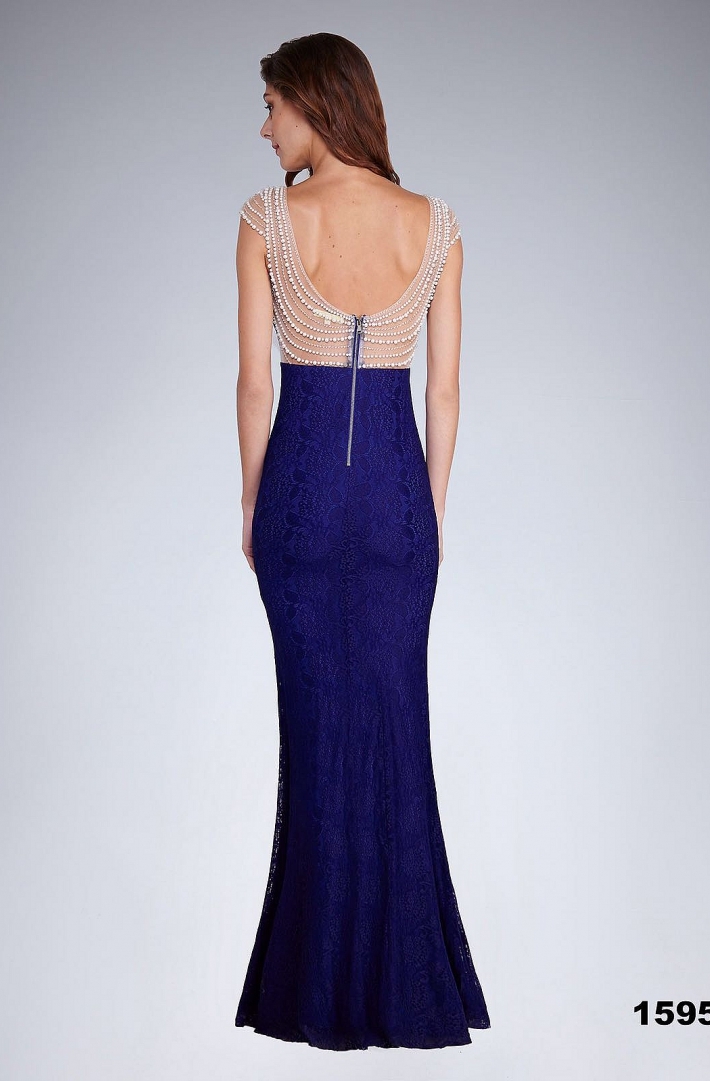 SOKY SOKA DRESS ROYAL BLUE 48004-3