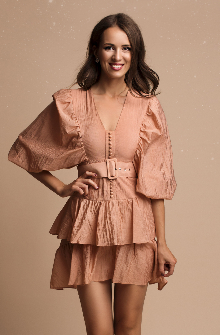 JOCYA DRESS UNIQUE PINK 73002-2