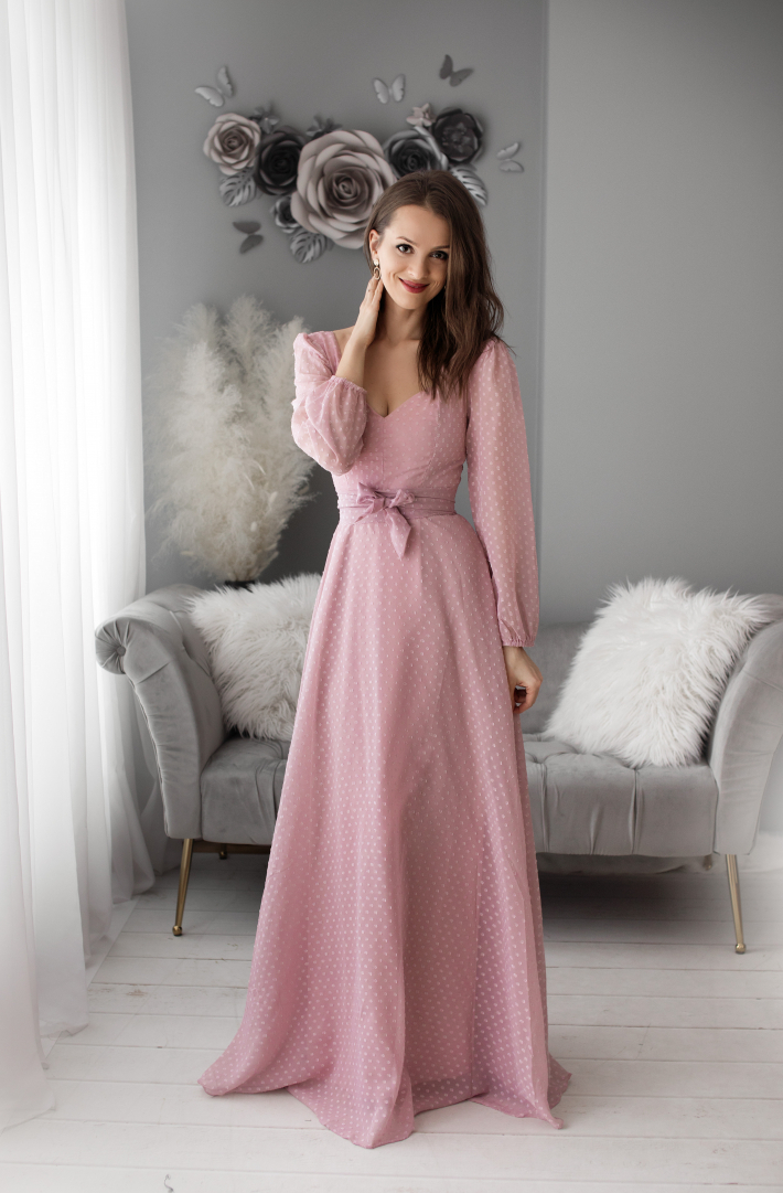 STACEY DRESS DELICATE VIOLET 73008-1