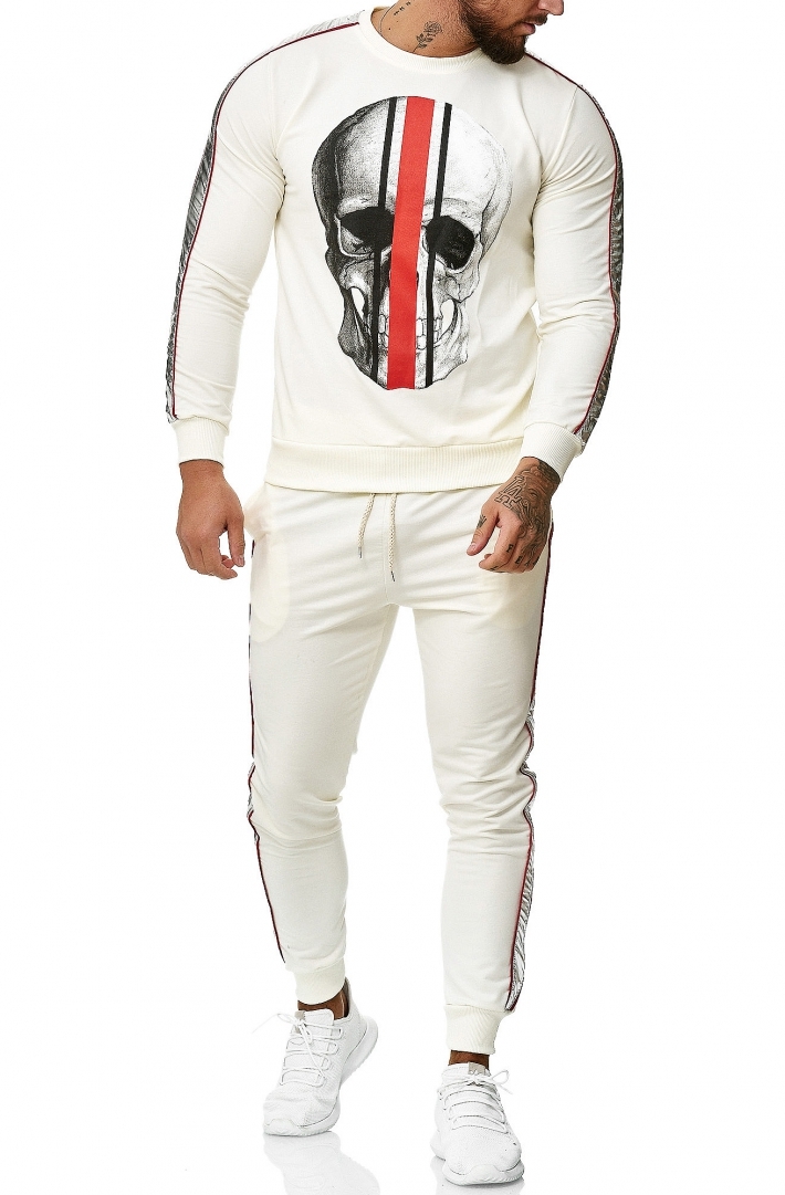 SWEAT SUIT MAN- CREAM  59001-2