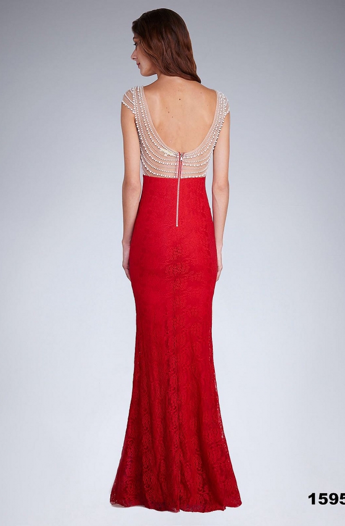 SOKY SOKA DRESS RED 48004-1