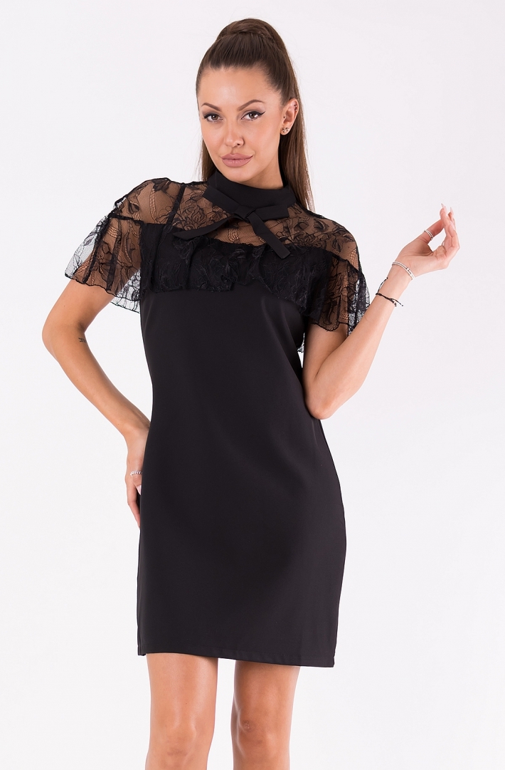 SOKY SOKA  DRESS BLACK 49007-1