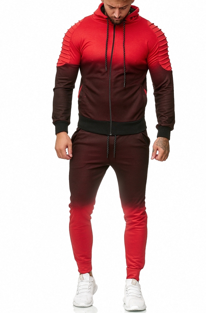 SWEAT SUIT MAN- RED 52005-2