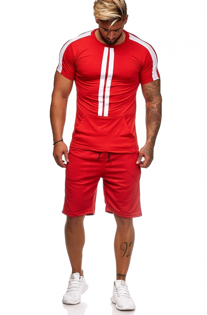SWEAT SUIT MAN- RED 59006-1