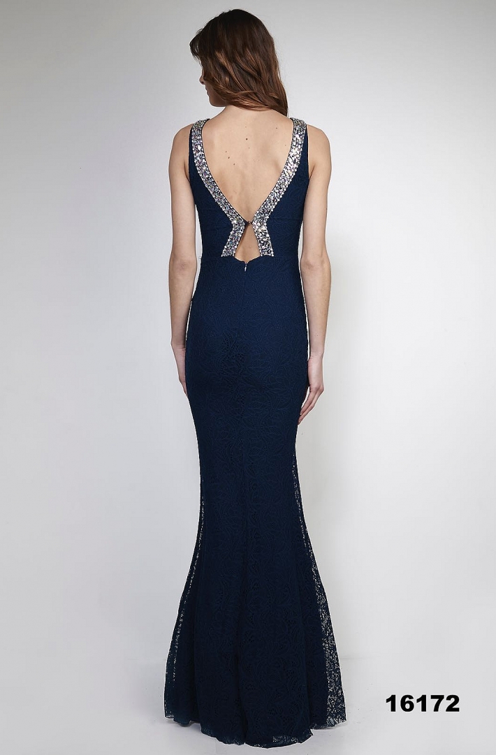 SOKY SOKA DRESS NAVY BLUE 46013-3