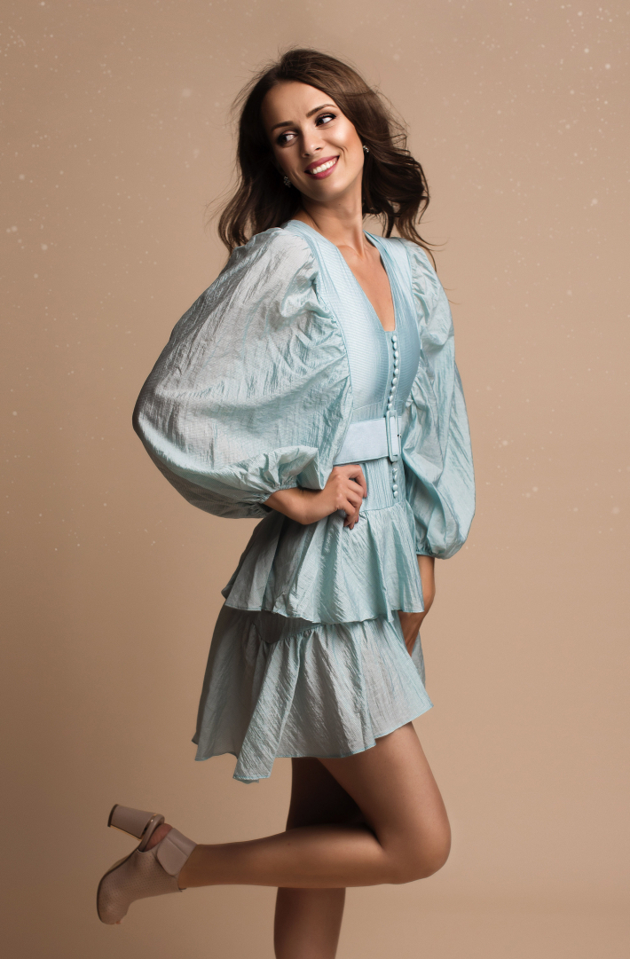 JOCYA DRESS BLUE 73002-1