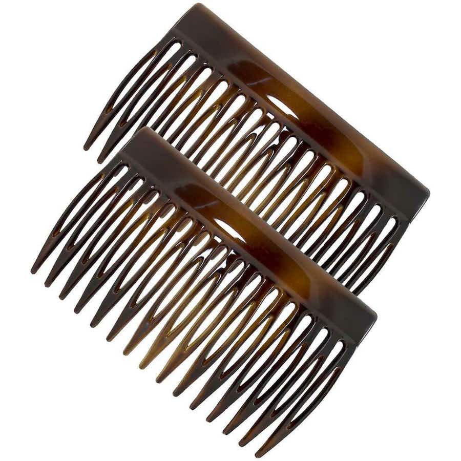 7cm French Side Hair Combs Tortoiseshell