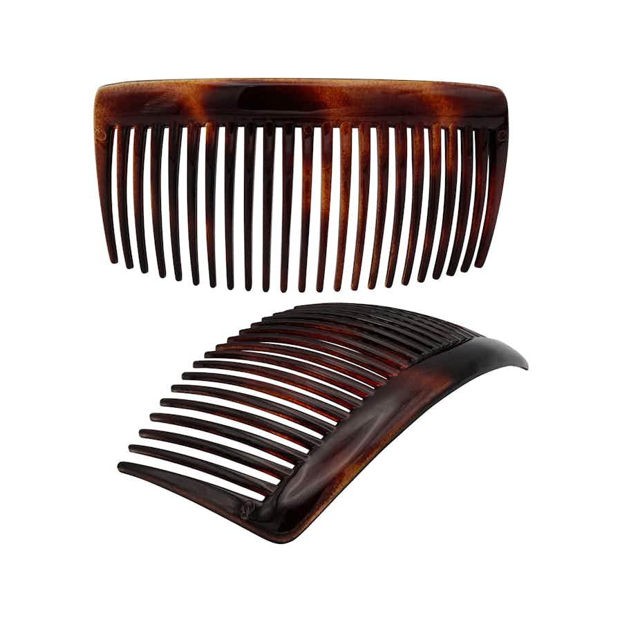 10cm French Hair Combs (Tortoiseshell) | Ebuni Hair Accessories 