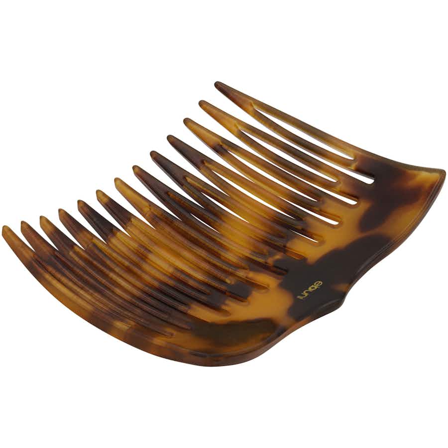 The Vivienne French Hair Combs | Light Tortoiseshell - Back | Ebuni Hair Accessories