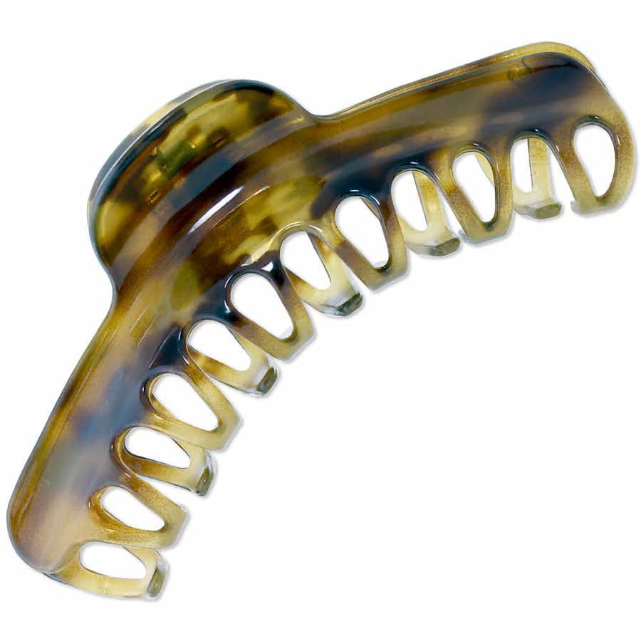 French Hair Claw for long/thick hair 13cm (Light Tortoiseshell)