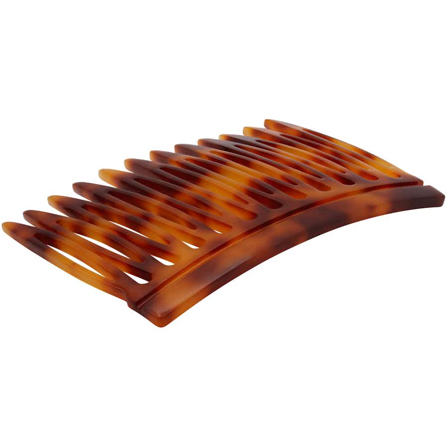 Handmade 7.5cm Side Hair Combs | Tortoiseshell | Top | Ebuni Hair Accessories