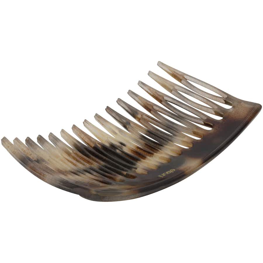 7cm French Side Hair Combs | Tokyo Gris - Back | Ebuni Hair Accessories