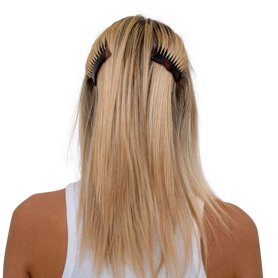 French Hair Combs - The Vivienne (Tortoiseshell) | Ebuni Hair Accessories (In Hair 02)