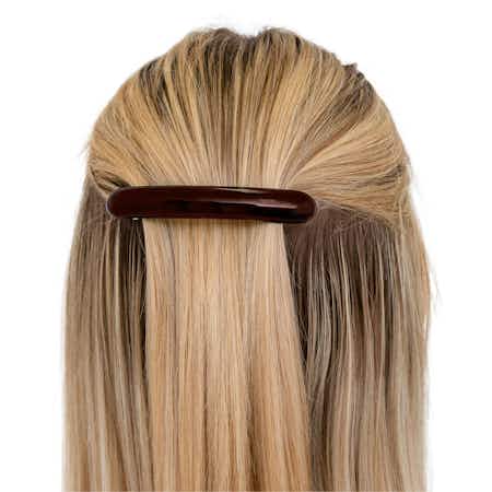 10cm Melisent French Hair Barrette Clip Tortoiseshell | Ebuni Hair Accessories (In Hair 01) 