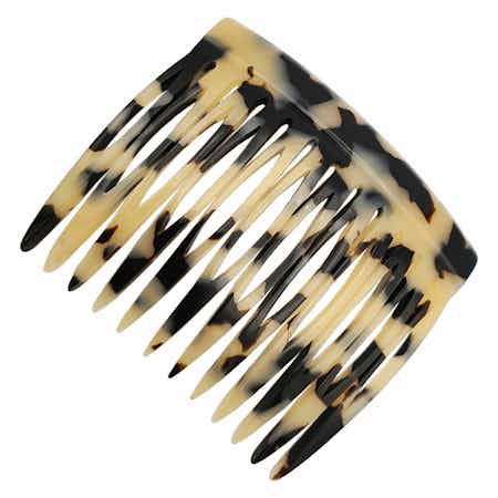 6cm Side Comb - Handmade in France (Tokyo Blanc)