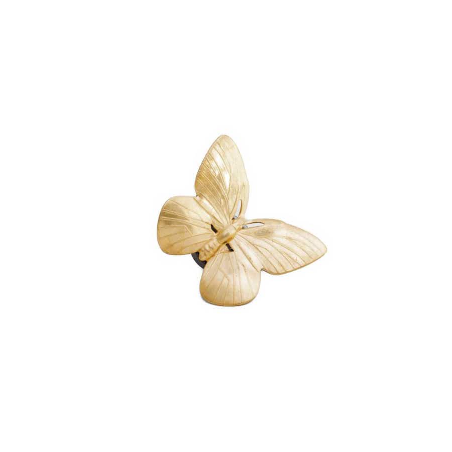 Front of Brass Butterfly Magnet