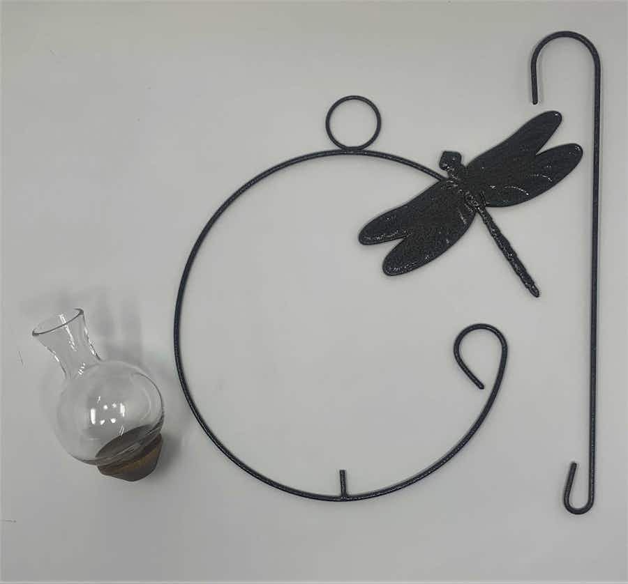 Dragonfly Plant Propagation Rooter Vase, hook and hanger