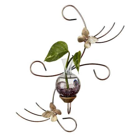 Wall Hanging Plant Propagation Rooter Vase with plant cutting
